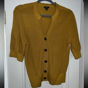 Mustard Yellow Ann Taylor Sweater, Large